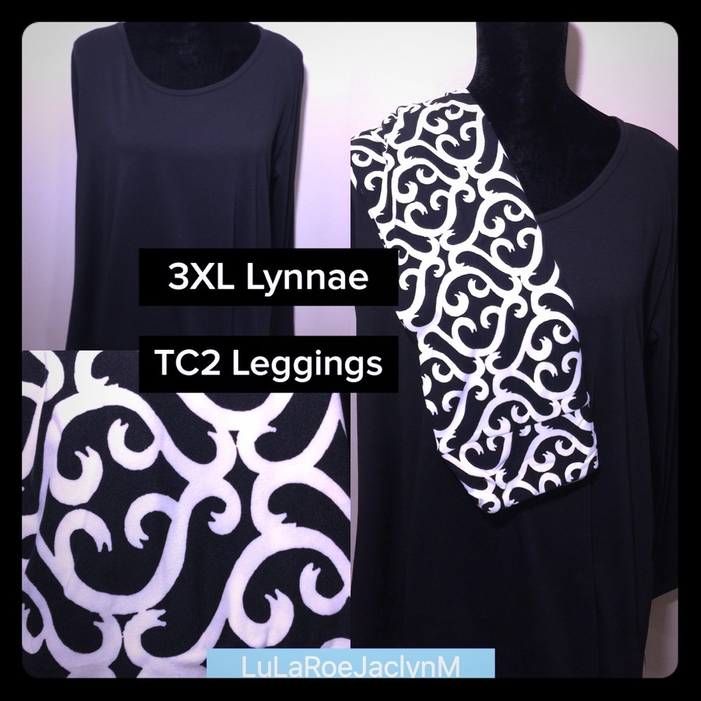 LuLaRoe Outfit 3XL Lynnae & TC2 Leggings